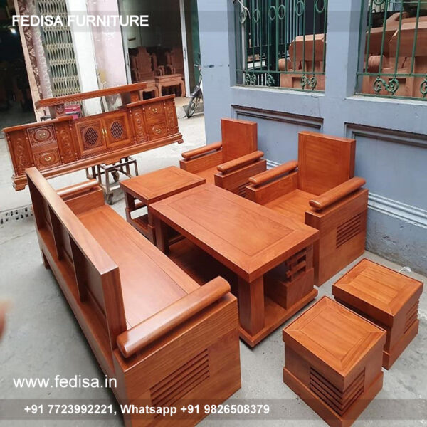 L Shaped Wooden Sofa With Storage Chocolate Living Room Set Three Piece Couch Set Affordable Couch Set
